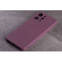 Силиконовая накладка Soft Silicone Case для Xiaomi Redmi 12 Lavender