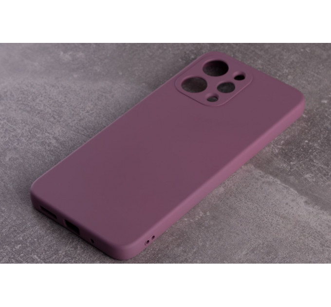 Силіконова накладка Soft Silicone Case для Xiaomi Redmi 12 Lavender