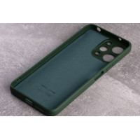 Силіконова накладка Soft Silicone Case для Xiaomi Redmi 12 Dark Green