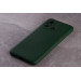Силиконовая накладка Soft Silicone Case для Xiaomi Redmi 12C Dark Green