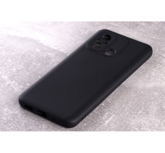 Силіконова накладка Soft Silicone Case для Xiaomi Redmi 12C Black