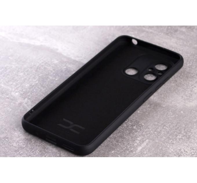 Силиконовая накладка Soft Silicone Case для Xiaomi Redmi 12C Black