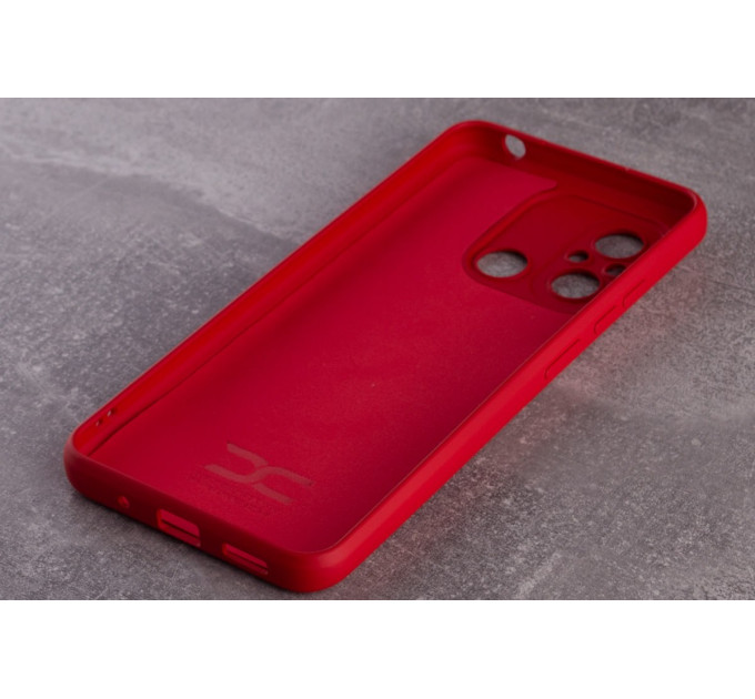 Силиконовая накладка Soft Silicone Case для Xiaomi Redmi 12C Red
