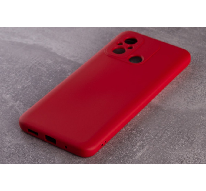Силиконовая накладка Soft Silicone Case для Xiaomi Redmi 12C Red