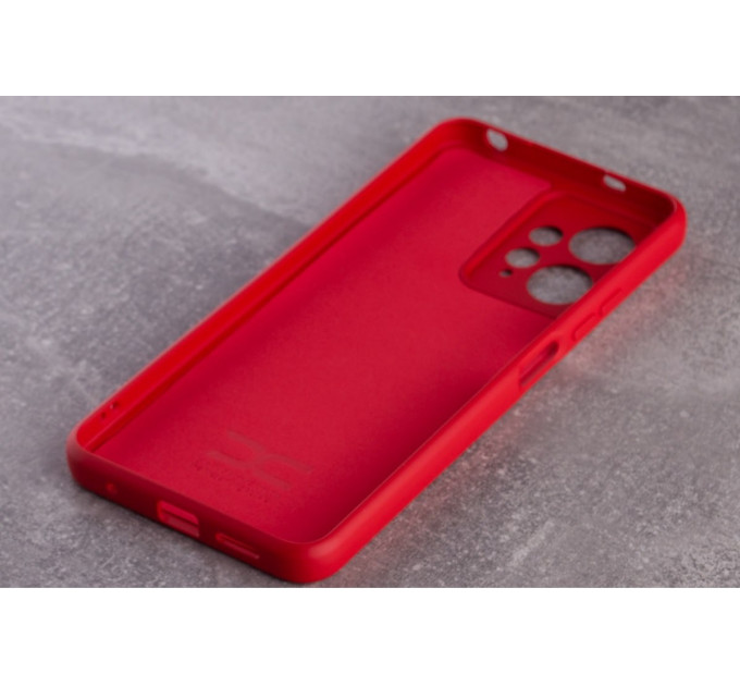 Силиконовая накладка Soft Silicone Case для Xiaomi Redmi Note 12 4G Red