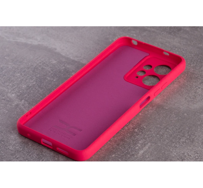 Силиконовая накладка Soft Silicone Case для Xiaomi Redmi Note 12 4G Raspberry