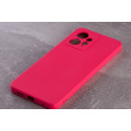 Силиконовая накладка Soft Silicone Case для Xiaomi Redmi Note 12 4G Raspberry