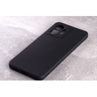 Силіконова накладка Soft Silicone Case для Xiaomi Redmi Note 12 4G Black