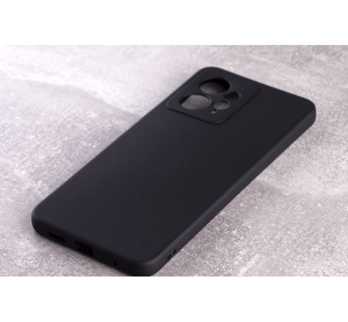 Силиконовая накладка Soft Silicone Case для Xiaomi Redmi Note 12 4G Black