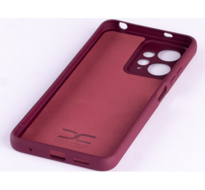 Силіконова накладка Soft Silicone Case для Xiaomi Redmi Note 12 4G Burgundy