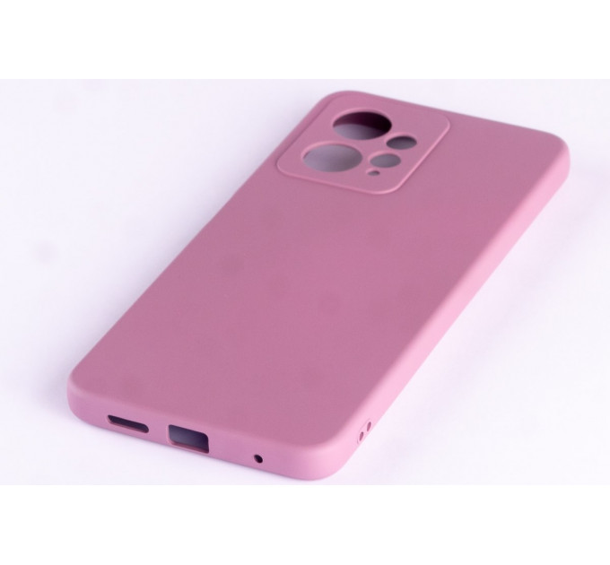 Силиконовая накладка Soft Silicone Case для Xiaomi Redmi Note 12 4G Lavender