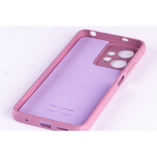 Силиконовая накладка Soft Silicone Case для Xiaomi Redmi Note 12 4G Lavender