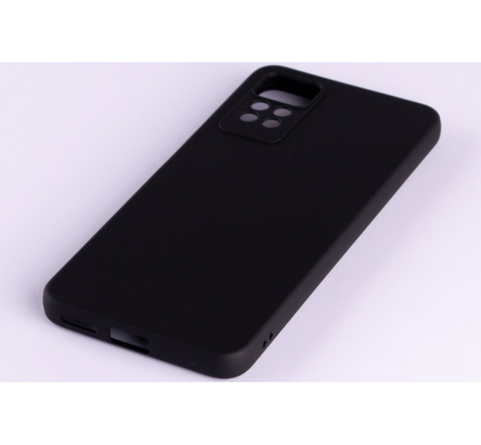 Силиконовая накладка Soft Silicone Case для Xiaomi Redmi Note 12 Pro 4G Black