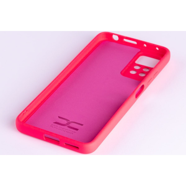 Силиконовая накладка Soft Silicone Case для Xiaomi Redmi Note 12 Pro 4G Raspberry