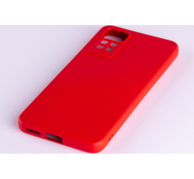 Силиконовая накладка Soft Silicone Case для Xiaomi Redmi Note 12 Pro 4G Red