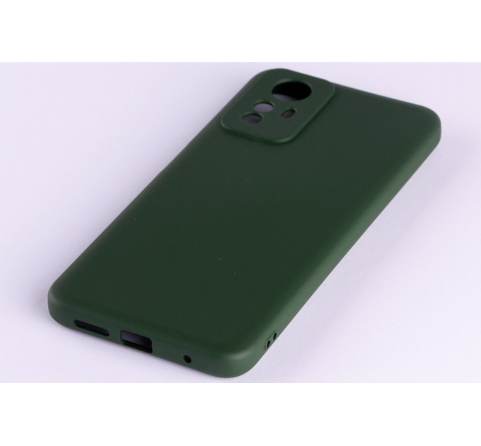 Силіконова накладка Soft Silicone Case для Xiaomi Redmi Note 12S Dark Green