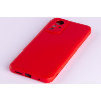Силиконовая накладка Soft Silicone Case для Xiaomi Redmi Note 12S Red
