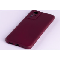Силиконовая накладка Soft Silicone Case для Xiaomi Redmi Note 12S Burgundy
