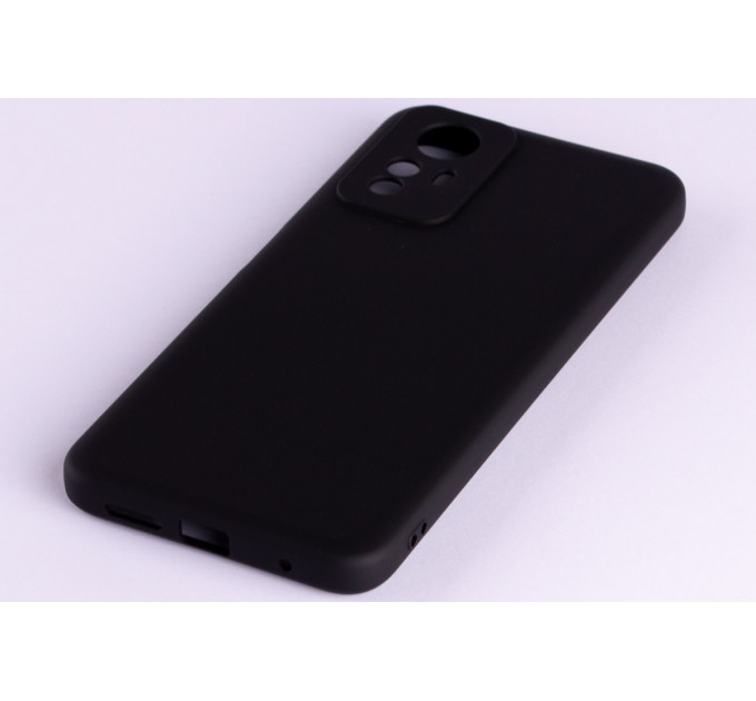 Силіконова накладка Soft Silicone Case для Xiaomi Redmi Note 12S Black