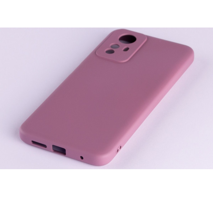 Силиконовая накладка Soft Silicone Case для Xiaomi Redmi Note 12S Lavender