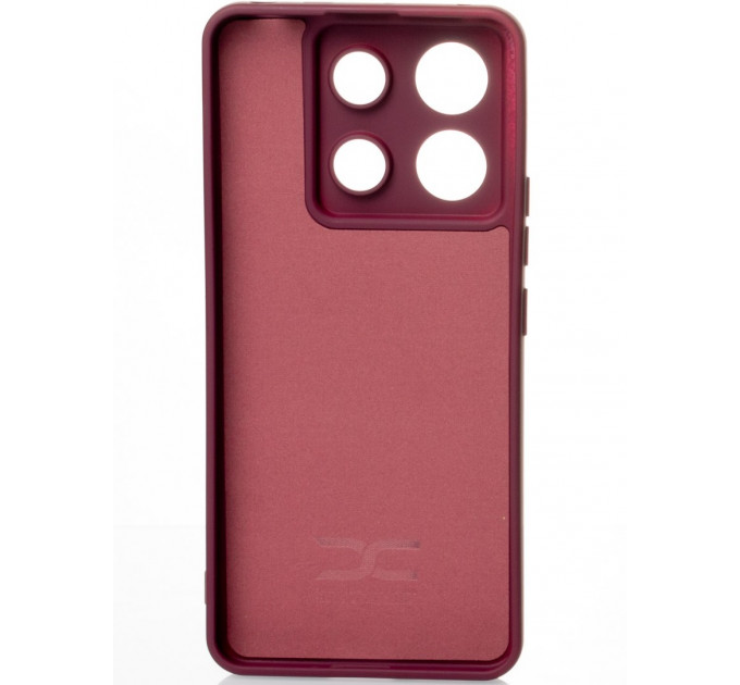 Силиконовая накладка Soft Silicone Case для Xiaomi Redmi Note 13 Pro 5G/Poco X6 5G Burgundy