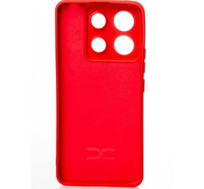 Силиконовая накладка Soft Silicone Case для Xiaomi Redmi Note 13 Pro 5G/Poco X6 5G Red