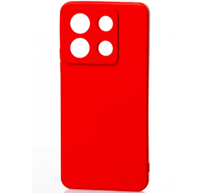 Силиконовая накладка Soft Silicone Case для Xiaomi Redmi Note 13 Pro 5G/Poco X6 5G Red