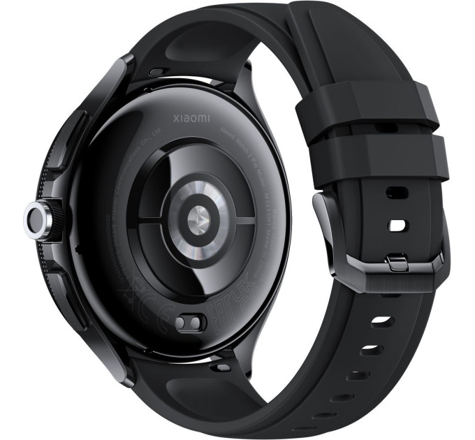 Смарт-часы Xiaomi Watch 2 Pro Bluetooth Black Case with Black Fluororubber Strap (BHR7211GL)
