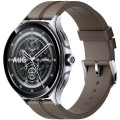 Смарт-часы Xiaomi Watch 2 Pro Bluetooth Silver Case with Brown Leather Strap (BHR7216GL)