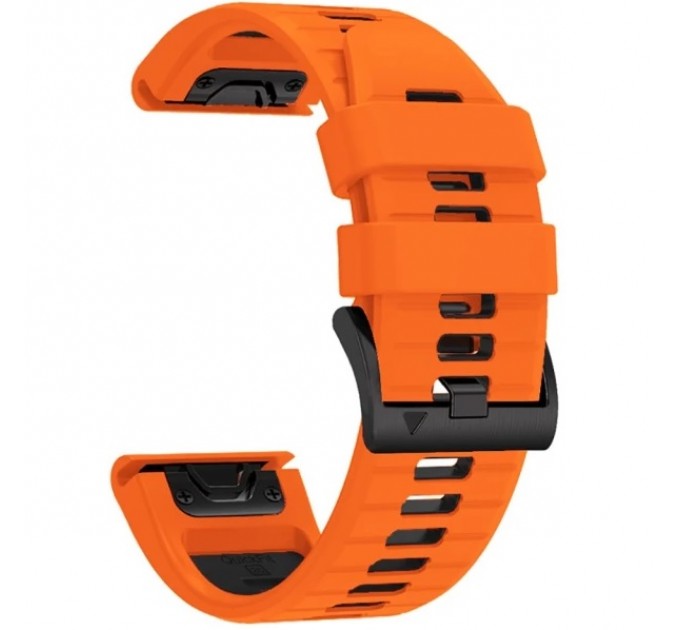 Ремешок Tech-Protect IconBand Pro для Garmin Fenix 3 | 5X | 3HR | 5X Plus | 6X | 6X Pro | 7X Orange Black (9319456605136)