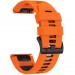 Ремешок Tech-Protect IconBand Pro для Garmin Fenix 3 | 5X | 3HR | 5X Plus | 6X | 6X Pro | 7X Orange Black (9319456605136)