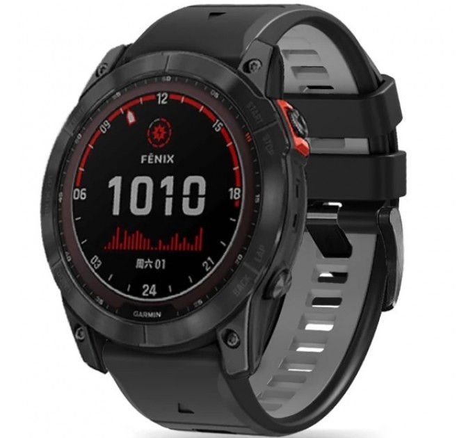 Ремешок Tech-Protect IconBand Pro для Garmin Fenix 5 | 6 | 6 Pro | 7 Black Grey (9319456604856)