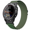 Ремінець Tech-Protect Nylon Pro для Garmin Fenix 5 | 6 | 6 Pro | 7 Military Green (9319456607734)