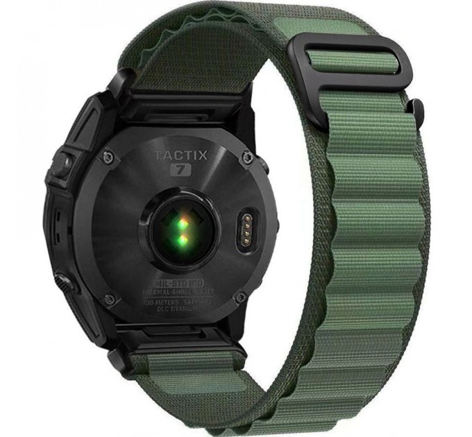 Ремешок Tech-Protect Nylon Pro для Garmin Fenix 5 | 6 | 6 Pro | 7 Military Green (9319456607734)