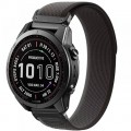 Ремешок Tech-Protect Nylon для Garmin Fenix 3 | 5X | 3HR | 5X Plus | 6X | 6X Pro | 7X Black Orange (9319456606805)