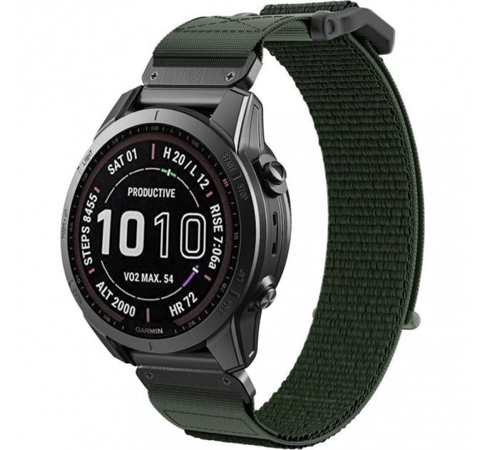 Ремешок Tech-Protect Scout для Garmin Fenix 5 | 6 | 6 Pro | 7 Military Green (9319456605518)