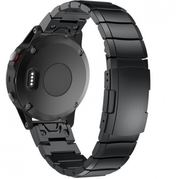 Ремешок Tech-Protect SteelBand для Garmin Fenix 3 | 5X | 3HR | 5X Plus | 6X | 6X Pro | 7X Black (5906735412581)
