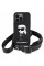 Чехол Karl Lagerfeld Crossbody Silicone Ikonik для iPhone 15 Pro Max Black (KLHCP15XSCBSKNK)