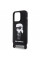 Чехол Karl Lagerfeld Crossbody Silicone Ikonik для iPhone 15 Pro Max Black (KLHCP15XSCBSKNK)