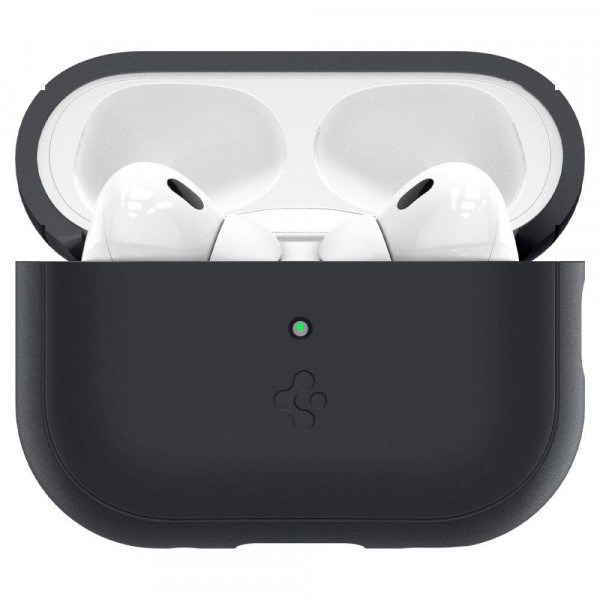 Чохол Spigen для AirPods Pro 2/1 Silicon Fit Strap Black (ACS05479)