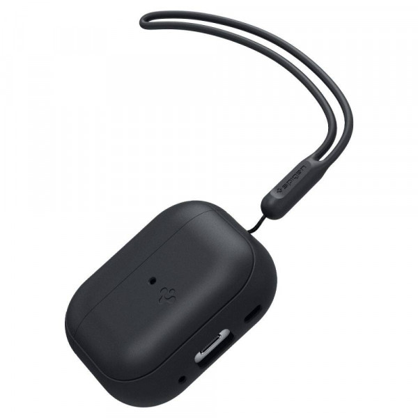 Чохол Spigen для AirPods Pro 2/1 Silicon Fit Strap Black (ACS05479)