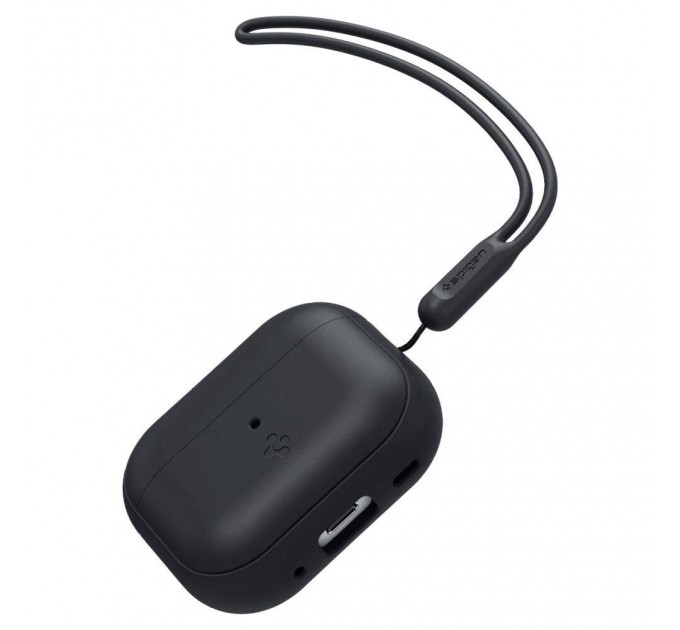 Чохол Spigen для AirPods Pro 2/1 Silicon Fit Strap Black (ACS05479)