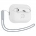 Чехол Spigen для AirPods Pro 2/1 Silicon Fit Strap White/Grey (ACS05811)