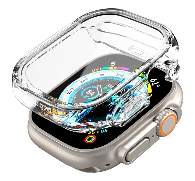 Чехол Spigen Ultra Hybrid для Apple Watch Ultra 49mm Crystal Cleare (ACS05459)