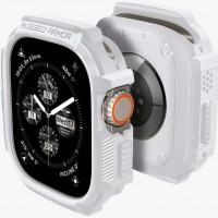 Чохол Spigen Rugged Armor для Apple Watch Ultra 2/1 49mm White (ACS07384)