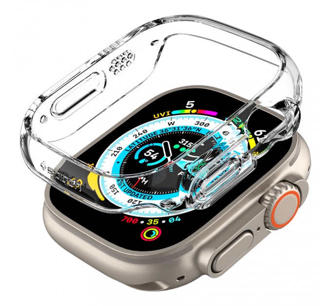 Чохол Spigen Thin Fit для Apple Watch Ultra 2/1 49mm Crystal Clear (ACS05917)