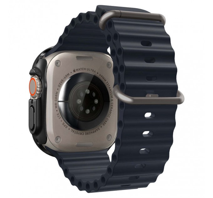 Чехол Spigen Thin Fit 360 для Apple Watch Ultra 49mm Black (ACS05558)