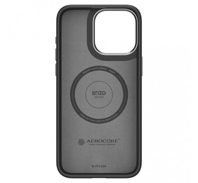 Чехол Spigen Enzo Aramid MagFit для iPhone 15 Pro Max Matte Black (ACS07044)