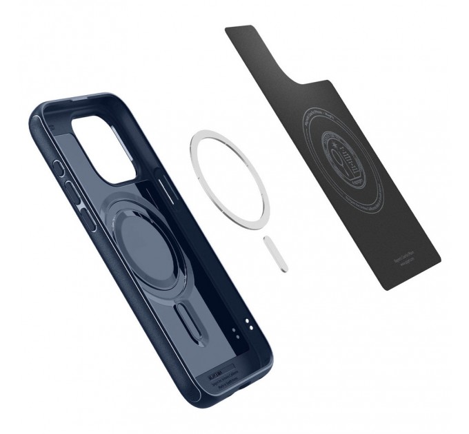 Чехол Spigen Mag Armor для iPhone 15 Pro Max Matte with MagSafe Blue (ACS06598)