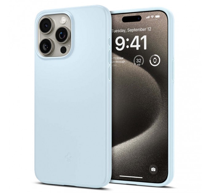Чохол Spigen Thin Fit для Apple iPhone 15 Pro Mute Blue (ACS06693)